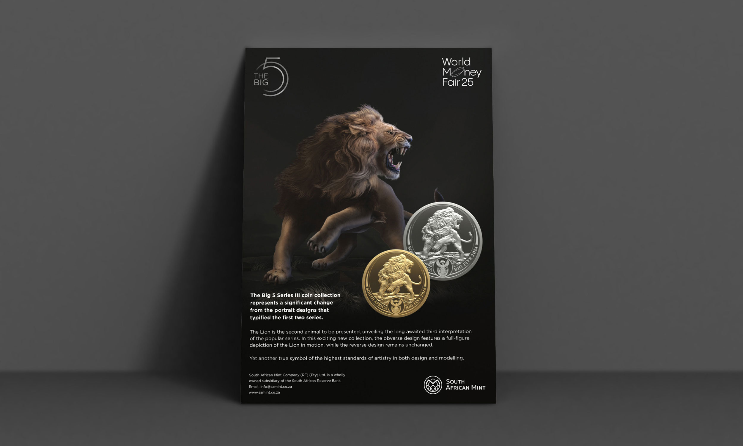 South African Mint WMF advert mockup