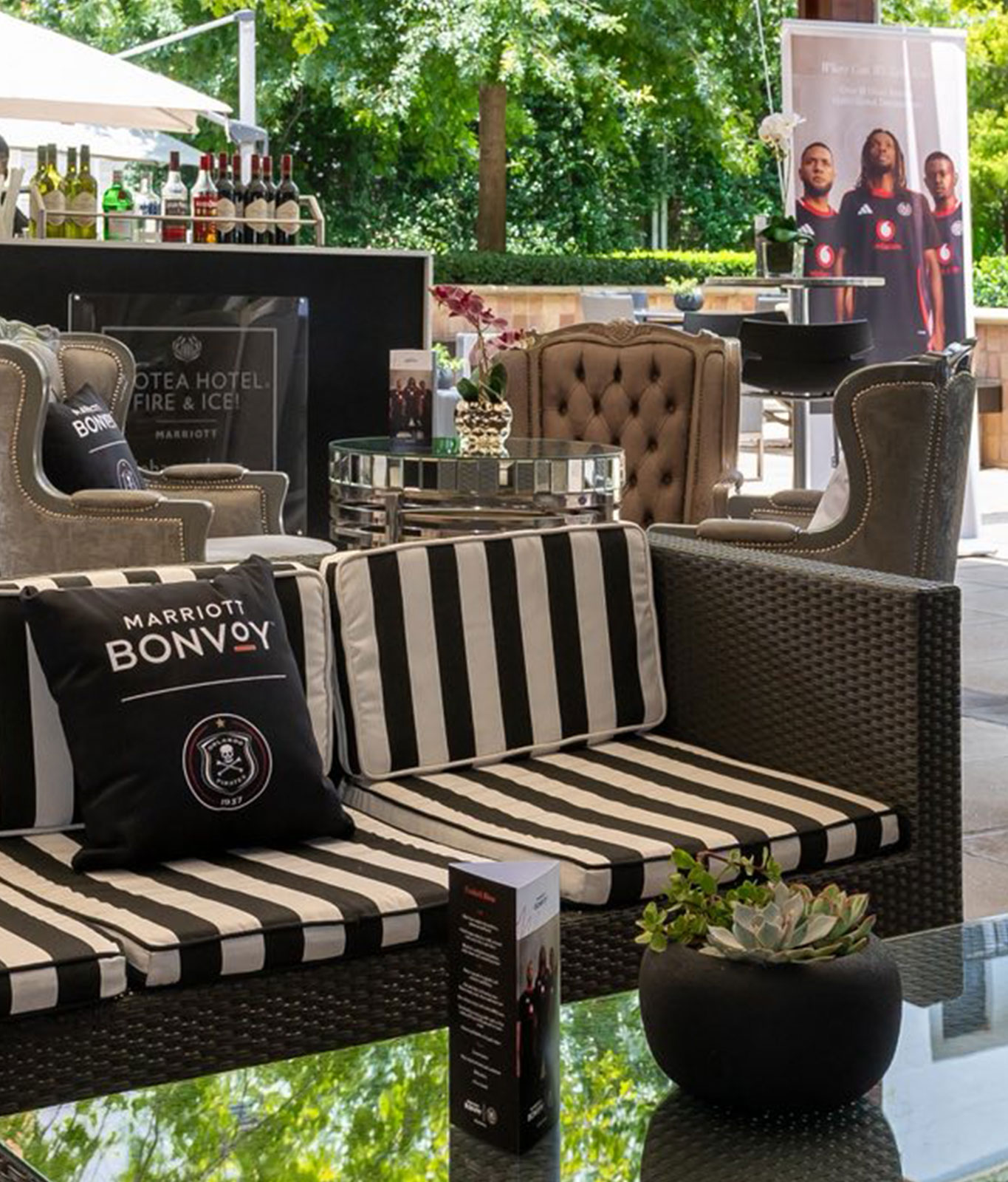 Marriott Bonvoy Orlando Pirates partnership collateral