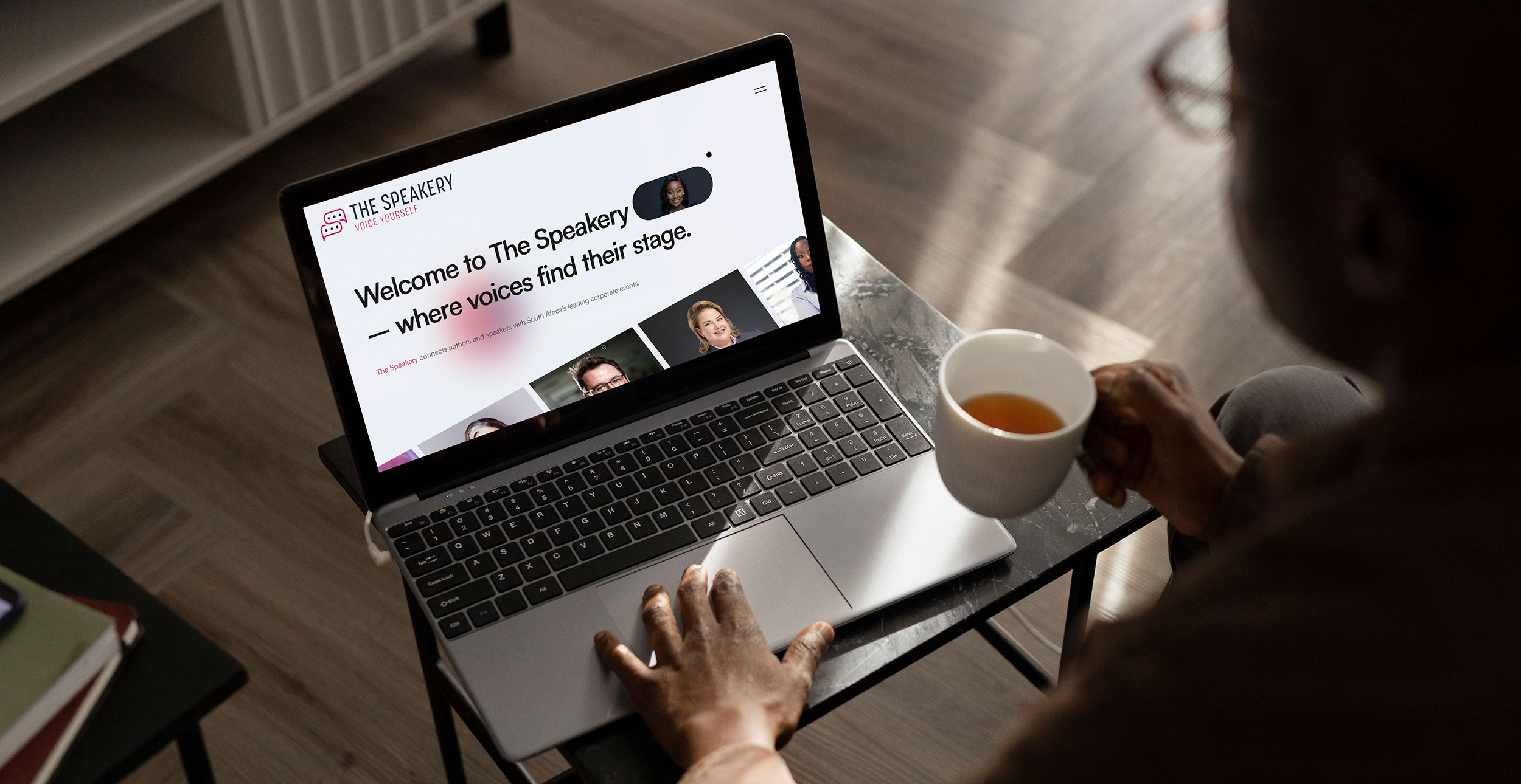 Website design for The Speakery, by Druff Agency Pretoria