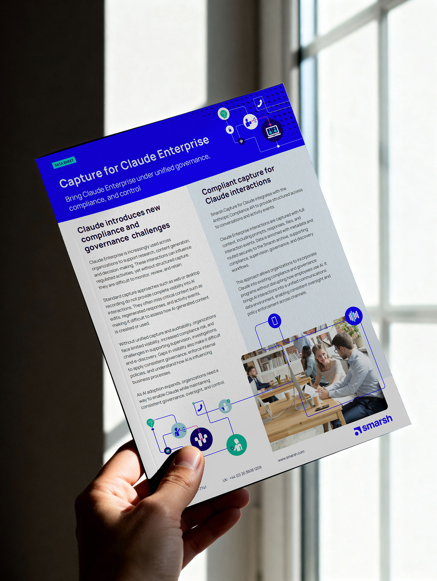 Web guide cover design for Smarsh, by Druff Agency Pretoria