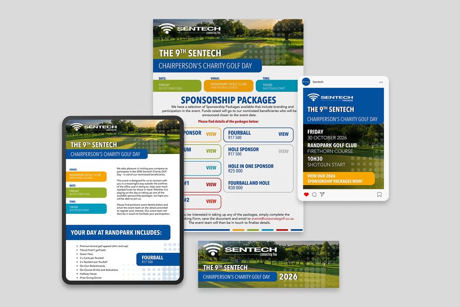 Sentech Chairperson&rsquo;s Charity Golf Day mailer