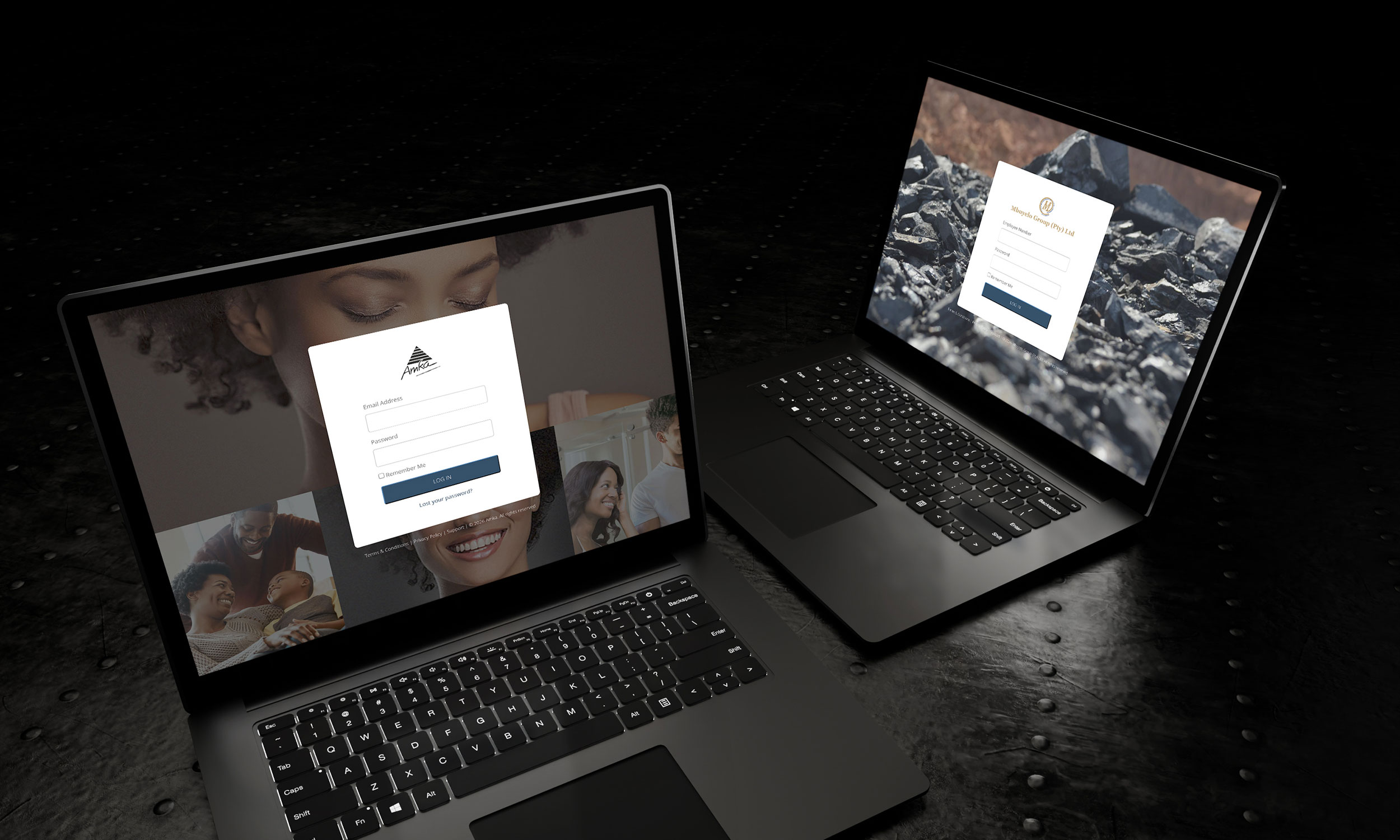 Company intranet interface design