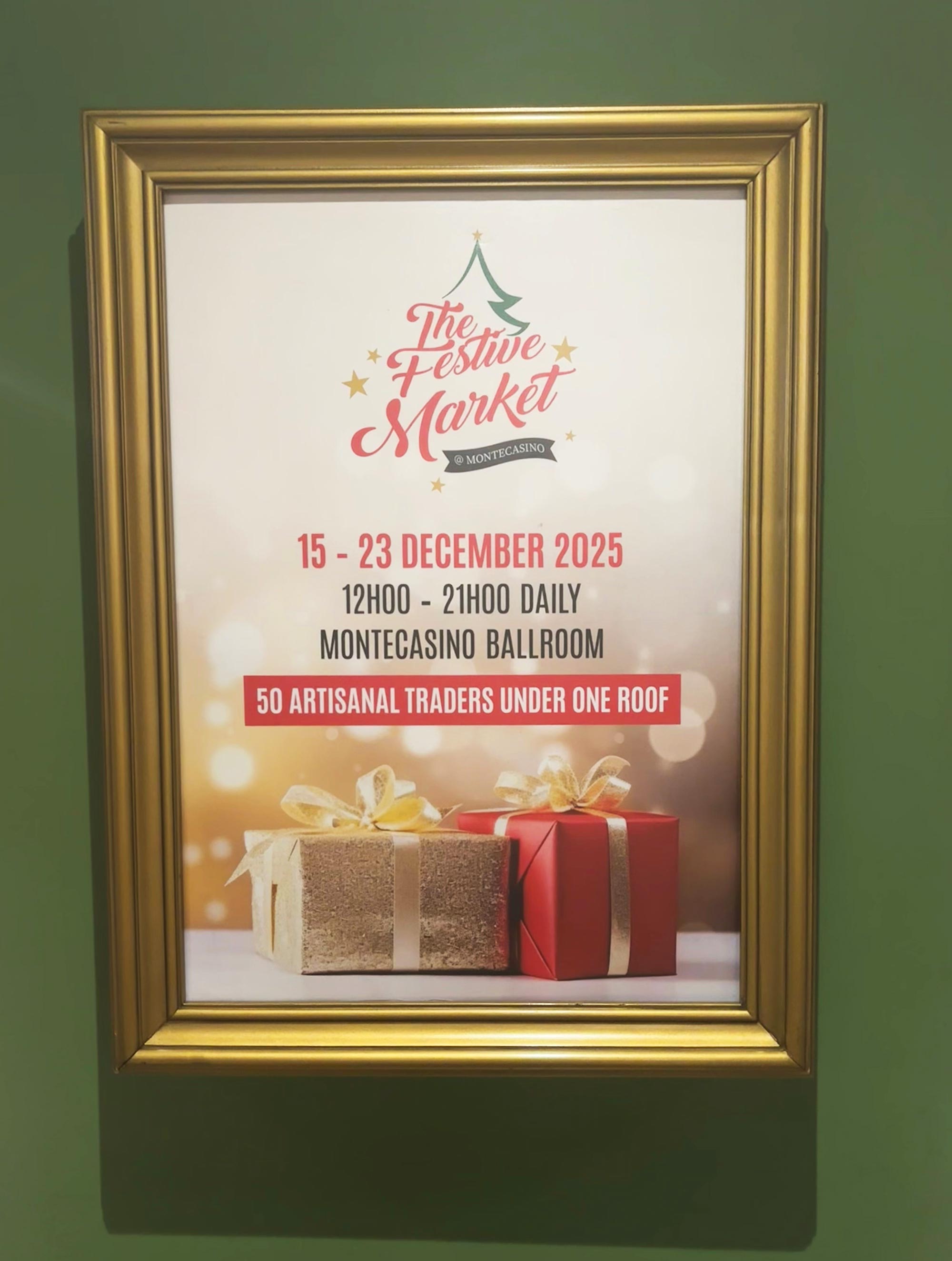 The Festive Market at Montecasino poster